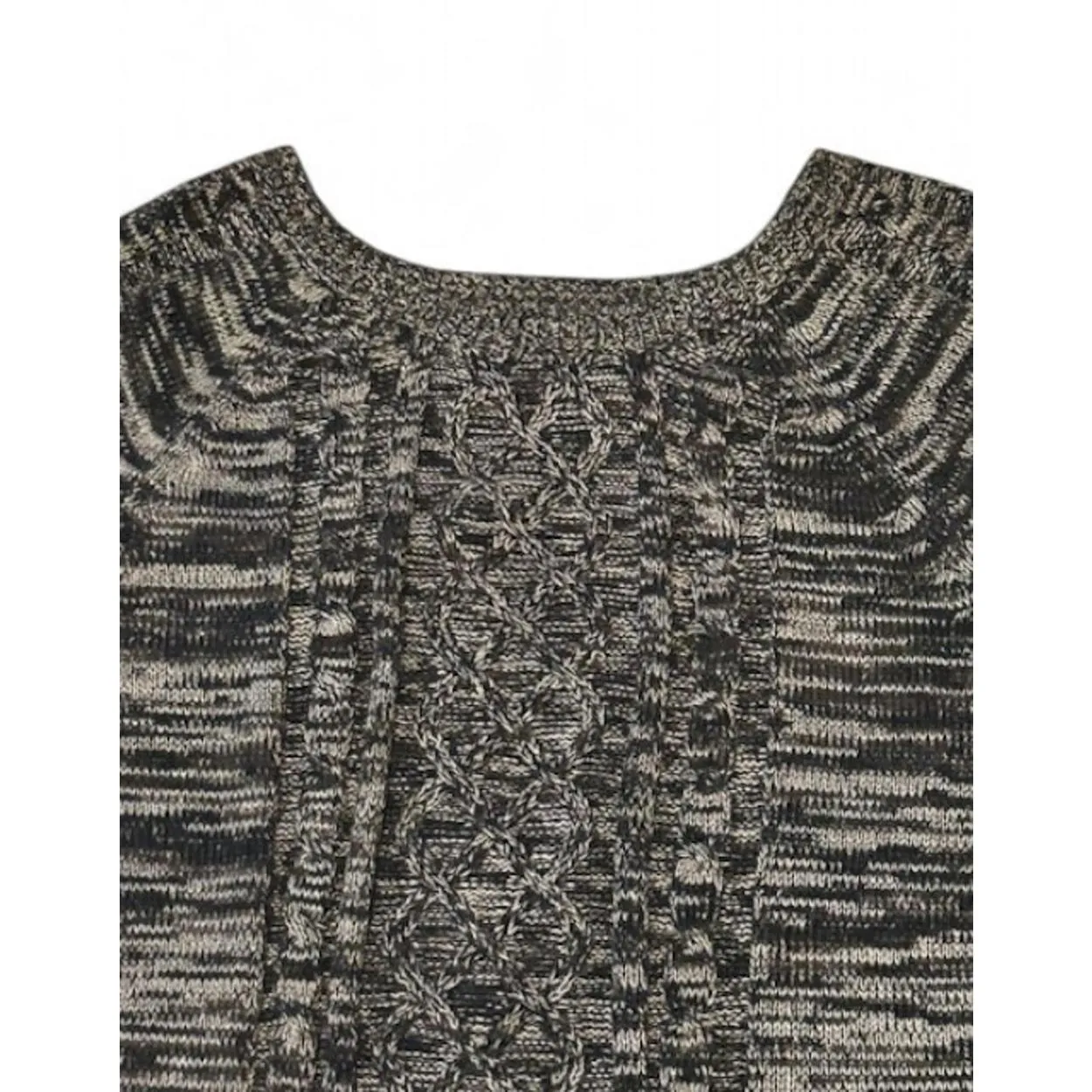 Cable Knit Sweater 2X Long Cabincore, Ski Resort, Winter‎ Chalet, Cozy by Fire - Image 9