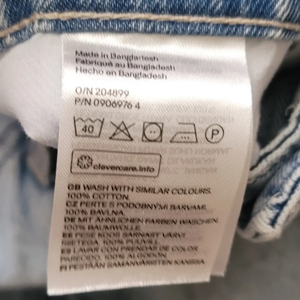 & Denim Destroyed Destructed Boyfriend Low Waist Raw Hem Jeans 8 Blue - Image 3