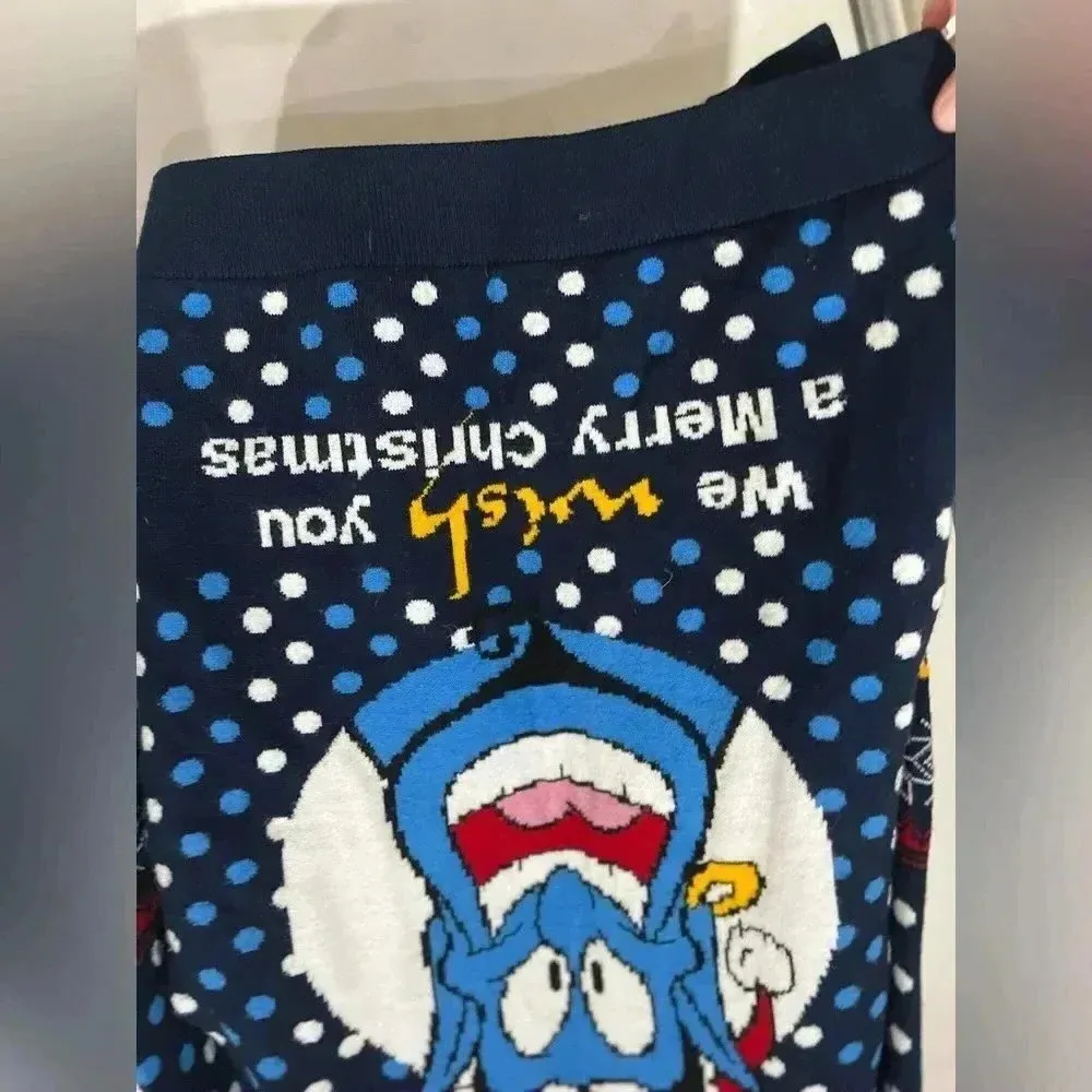 Aladdin Genie Christmas sweater jumper Xmas by Merchoid Size M - Image 5