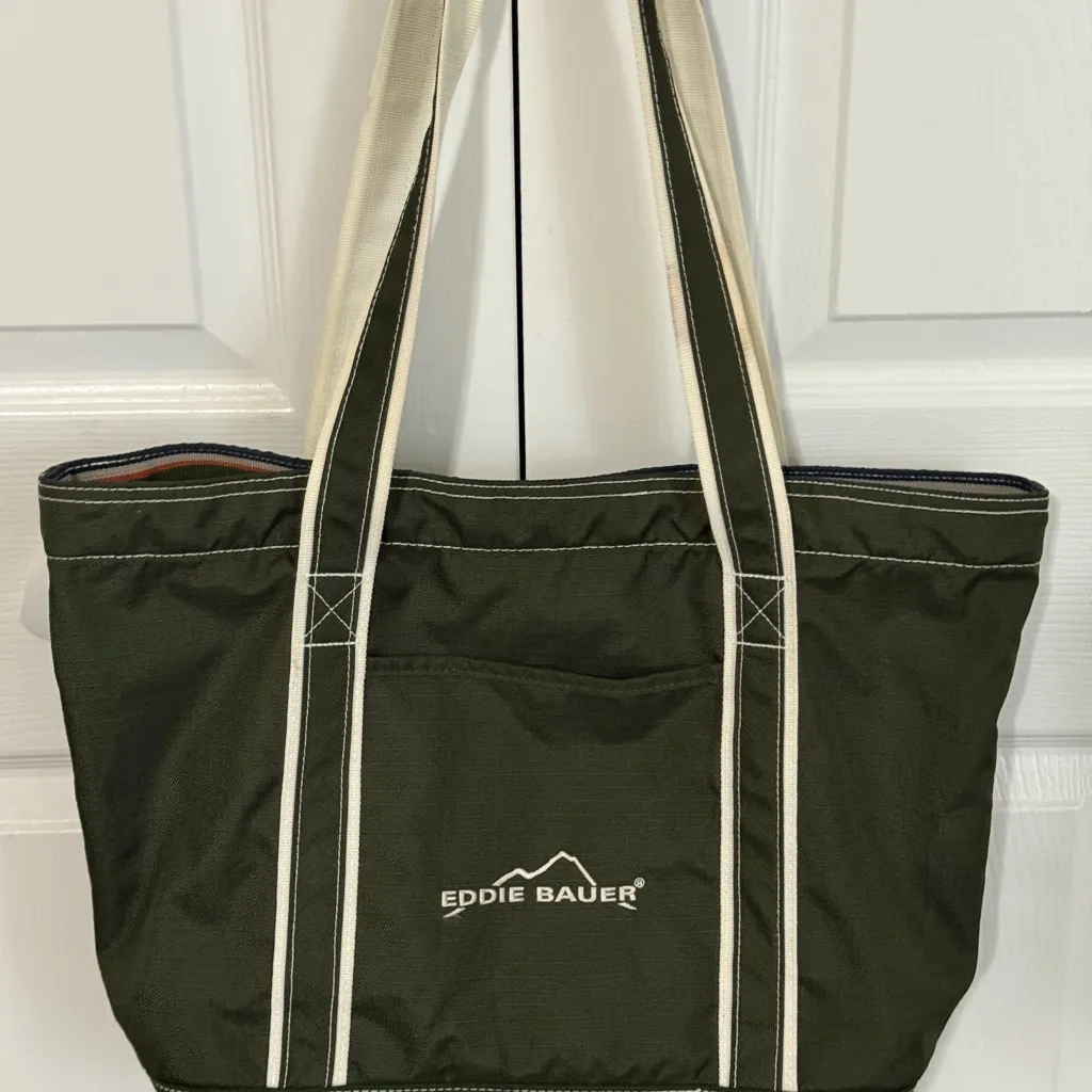 Eddie Bauer Green Tote Bag - Image 8