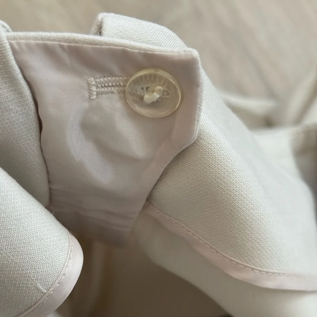 NWT Chico’s Ultimate Fit Soft Pleated Side Hardware Crop Pants | Opal | 3 (XL) - Image 10