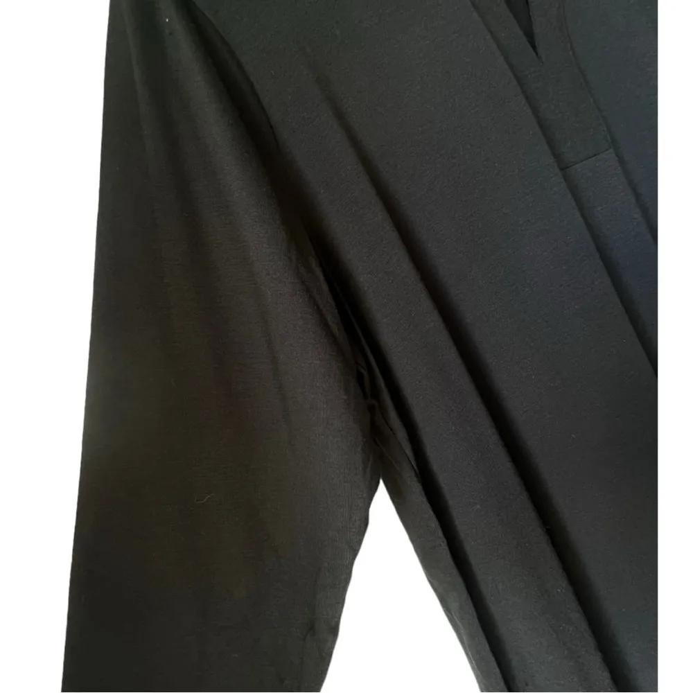 Women's Hanes Keyhole neckTunic casual  black 3/4 sleeve soft fabric size XL - Image 5