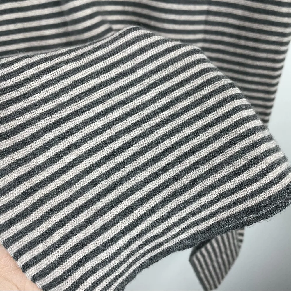 Eileen Fisher Merino Wool Stripe Mini Dress - Image 5