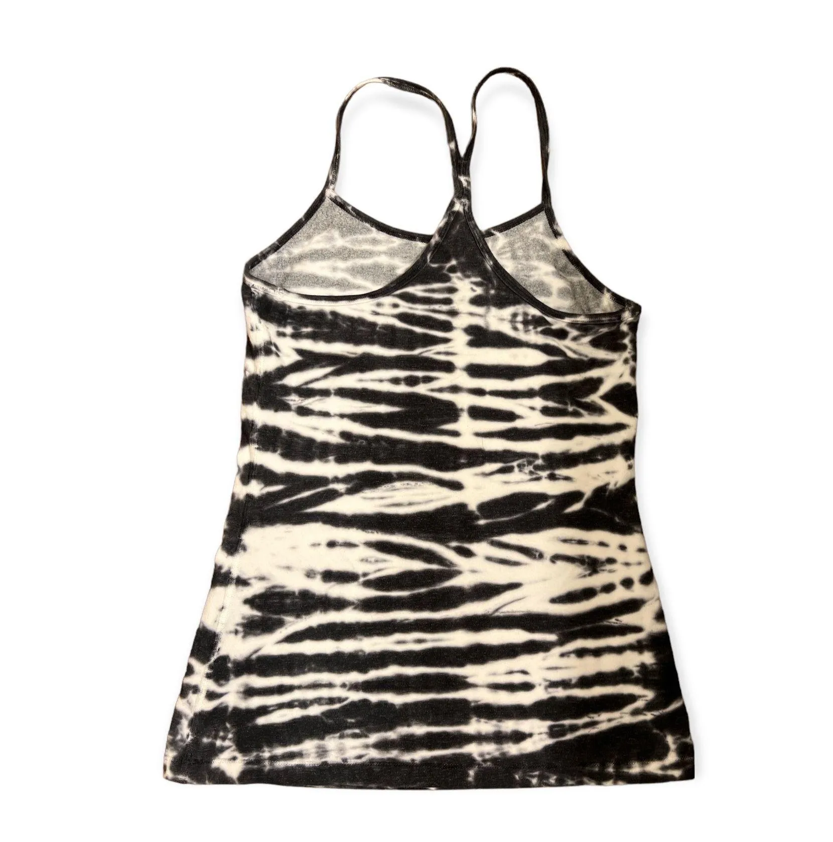 Dri Fit Women’s Tie Dye Black White Tank Top Gym Graphic Sleeveless - Image 2
