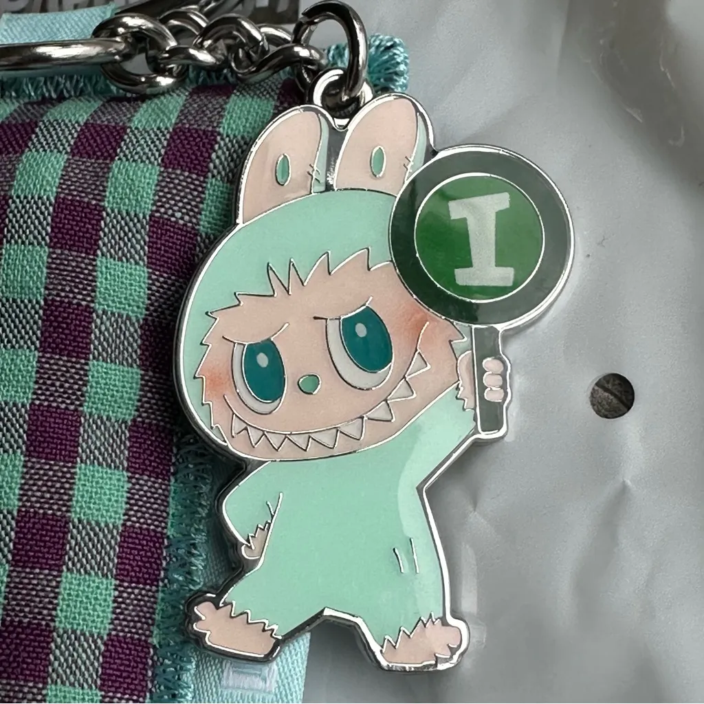 Pop Mart Pin For Love The Monsters Confirmed Letter I Pendant Green - Image 3