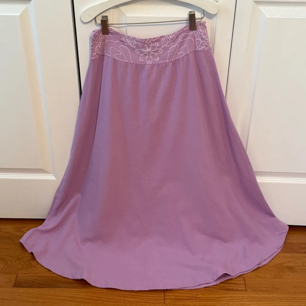 Free People Lotus Skirt in Purple - Image 2