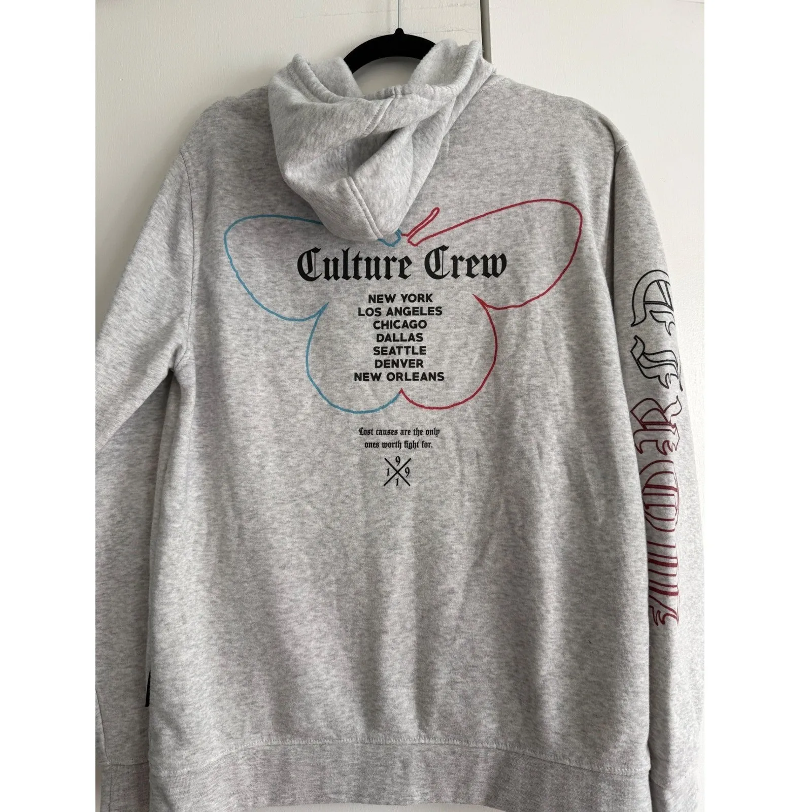 Brooklyn Cloth Culture Crew Hoodie | Size‎ L | Y2K Revival | Cottagecore - Image 3