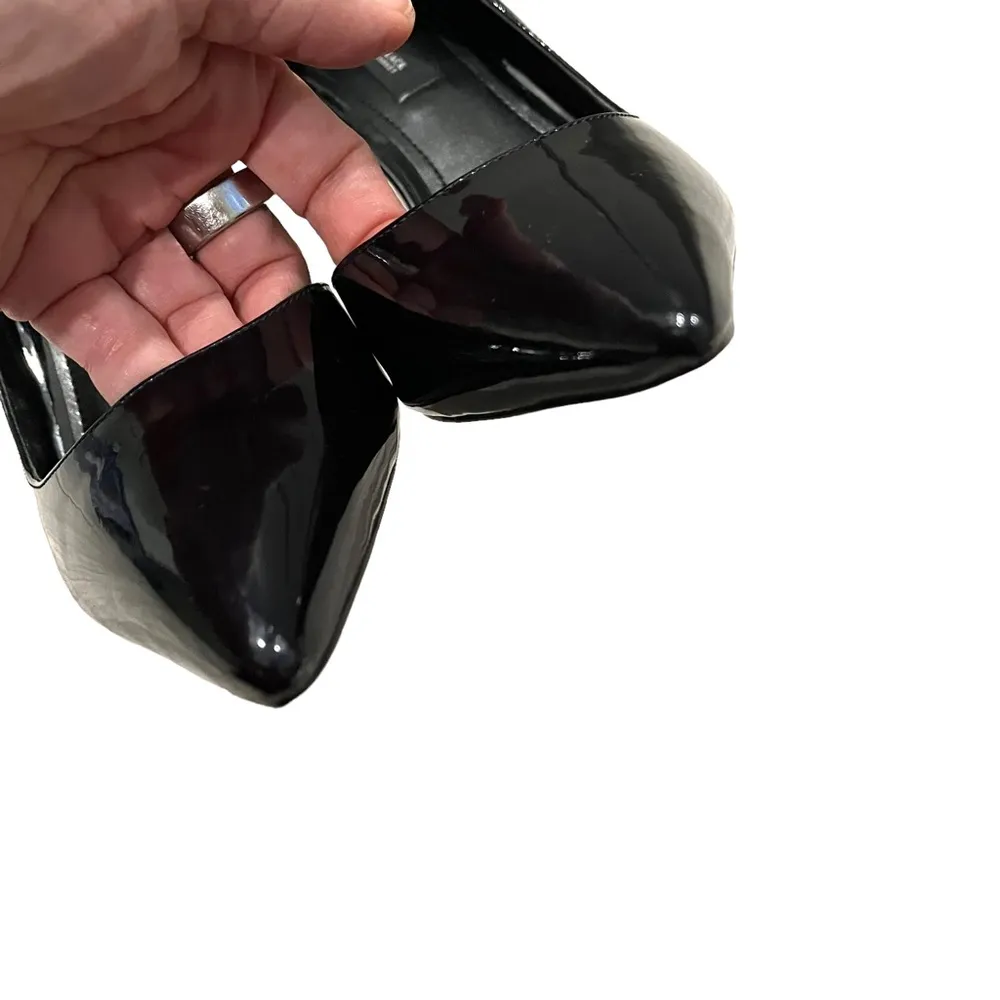 Black House White Market Patent Leather D'Orsay Pumps - Image 8
