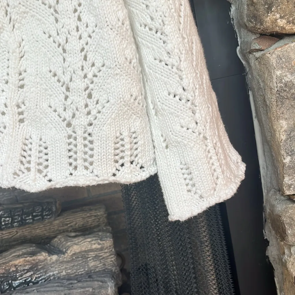 Grace Elements White Cotton Sweater - Image 4