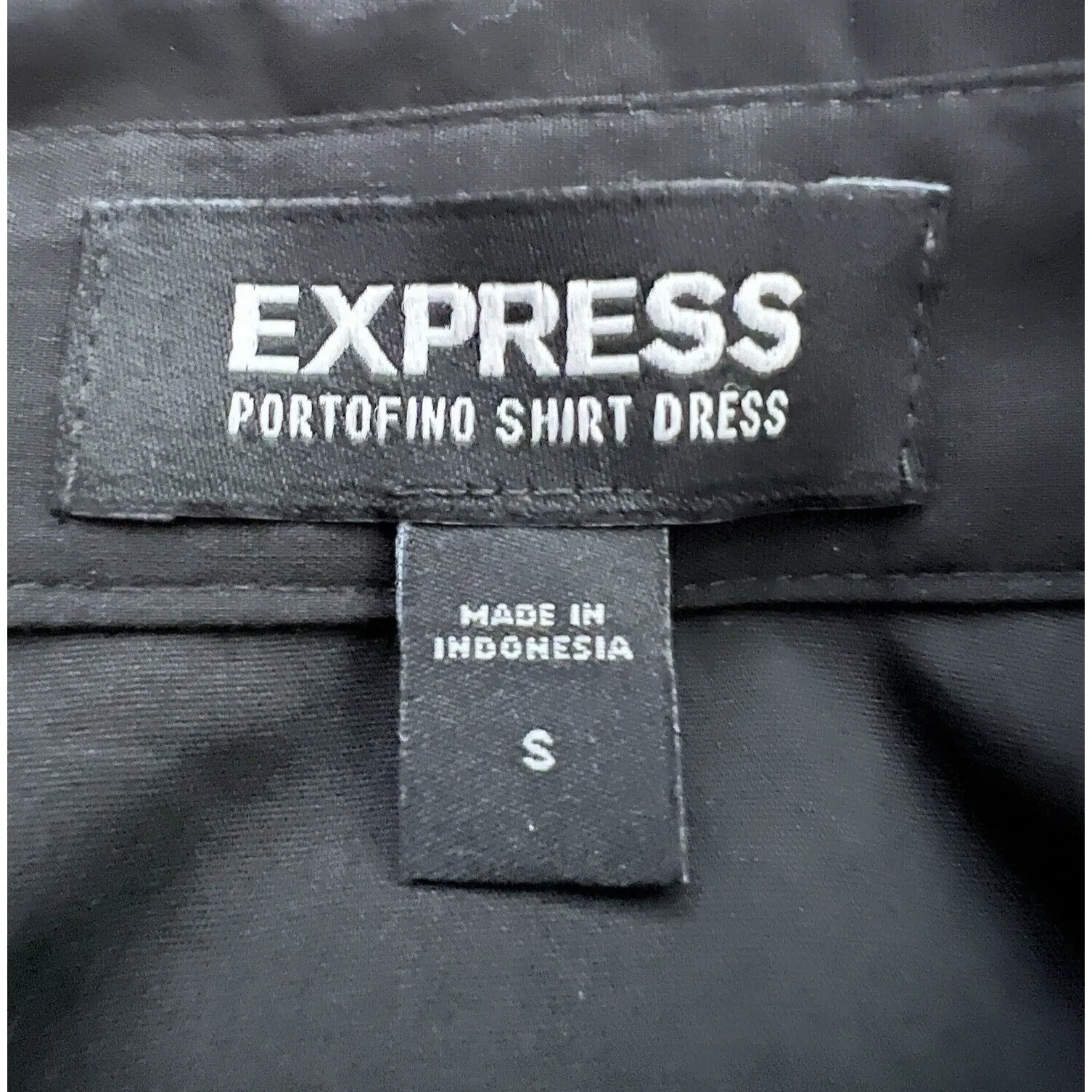Express Shirt Womens Small Black Portofino‎ Dress Casual Office Career Versatile - Image 6
