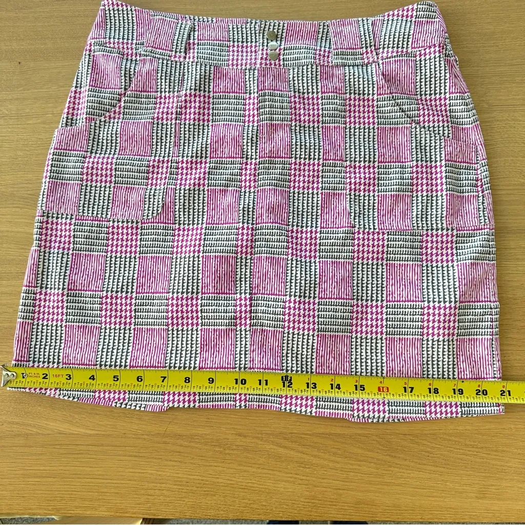 Jofit Golf Skirt Sz 6 Skort Pink Green Longline Athletic Pickleball Tennis Gorp - Image 12