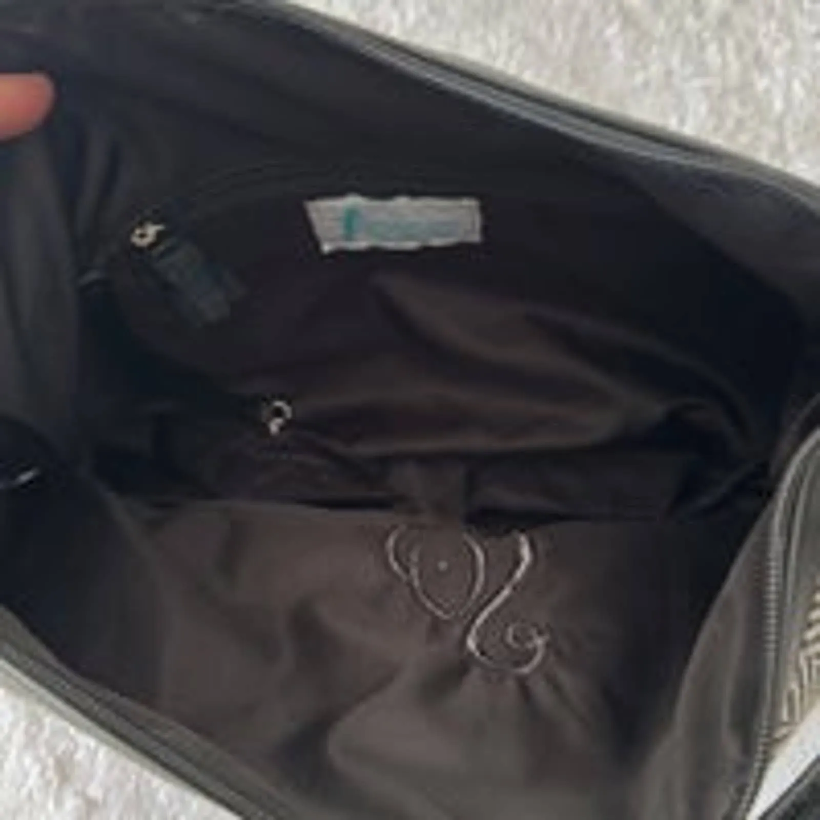 Initials Inc Black‎ White Purse Black - Image 6