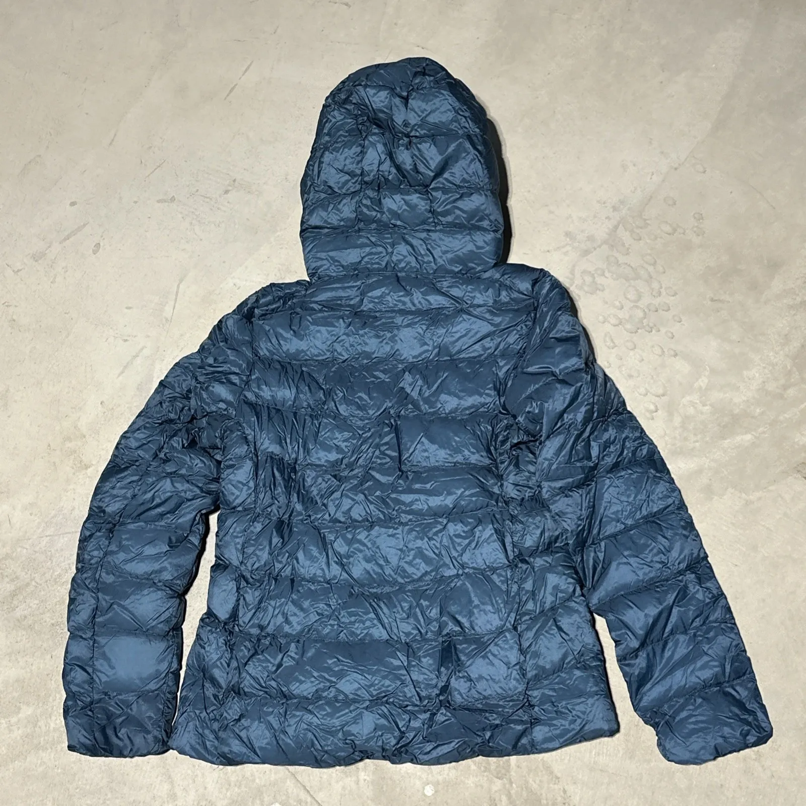 Uniqlo Down Puffer Hooded Jacket Ultra Light Womens SZ XS Full Zip Pockets - Image 10