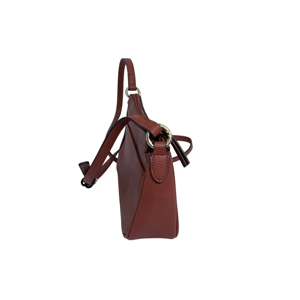 Vintage Liz clairbone crossbody adjustable strap brown zipper pocket small. - Image 7