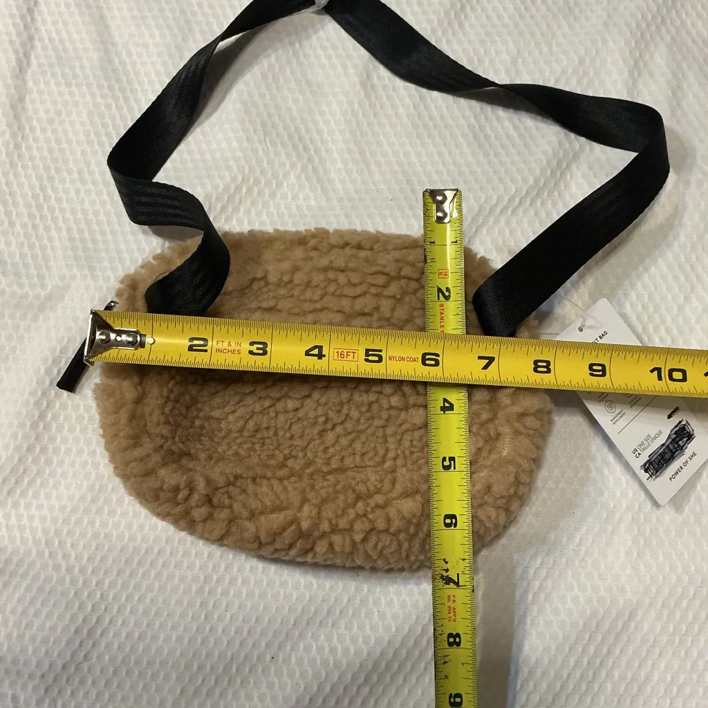 Athleta Brown Sherpa Crossbody Bag - Image 6