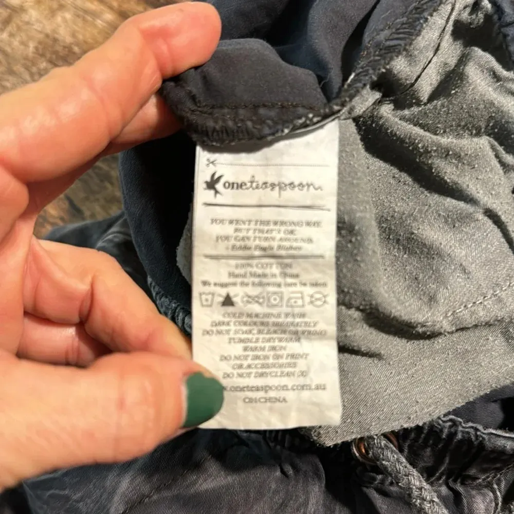 One by one teaspoon grey super trackies size 26 drop crotch EDGY FEMININE - Image 7