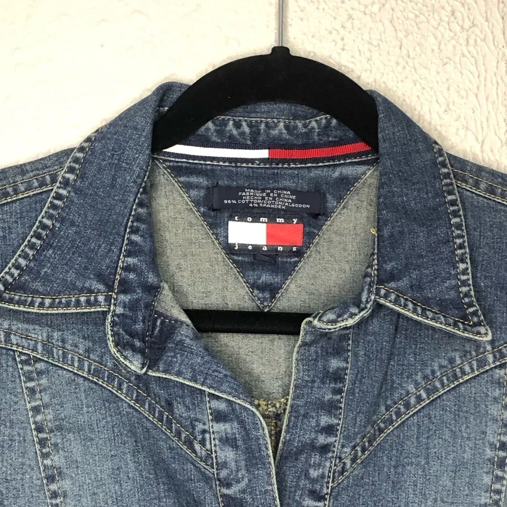 Vintage Y2K 2003 Tommy Jeans Denim Dress - Image 7