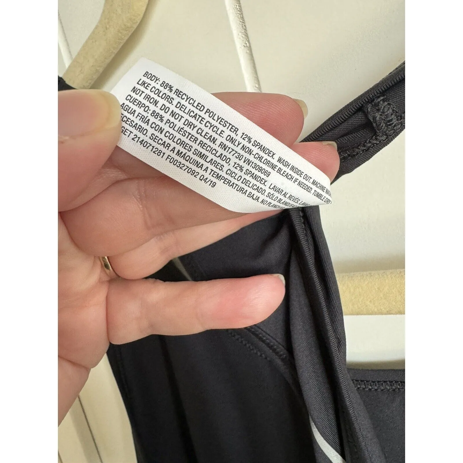 All in Motion Womens Tank Sz XXL Black Silver Racerback Activewear Top NEW - Image 6