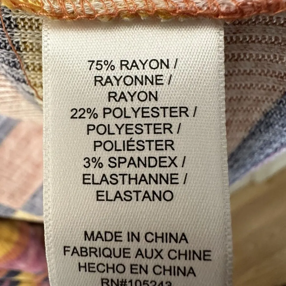 NWOT Bobeau Women's Striped Waterfall Cardigan‎ Sweater Size XS Multicolor - Image 4