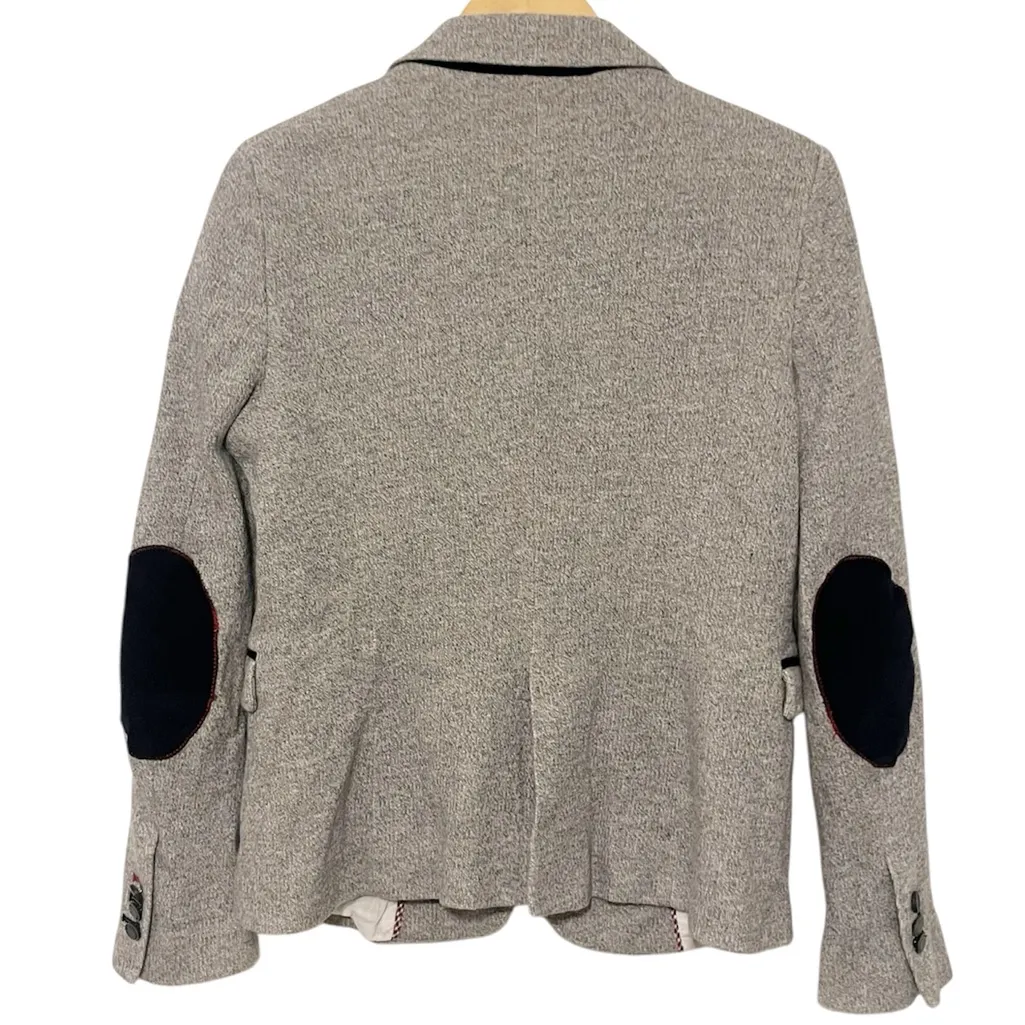 Zara‎ Gray Cotton Basic Lined Single Button Blazer Women’s Size XL - Image 2