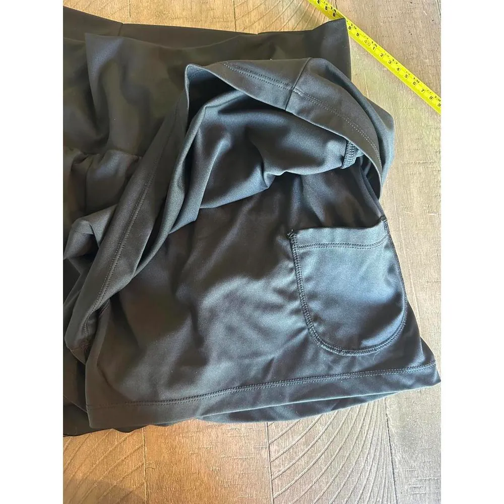 Halara SoftlyZero Airy Super High Waisted Yoga Shorts w/ Pockets Black size XL​ - Image 7