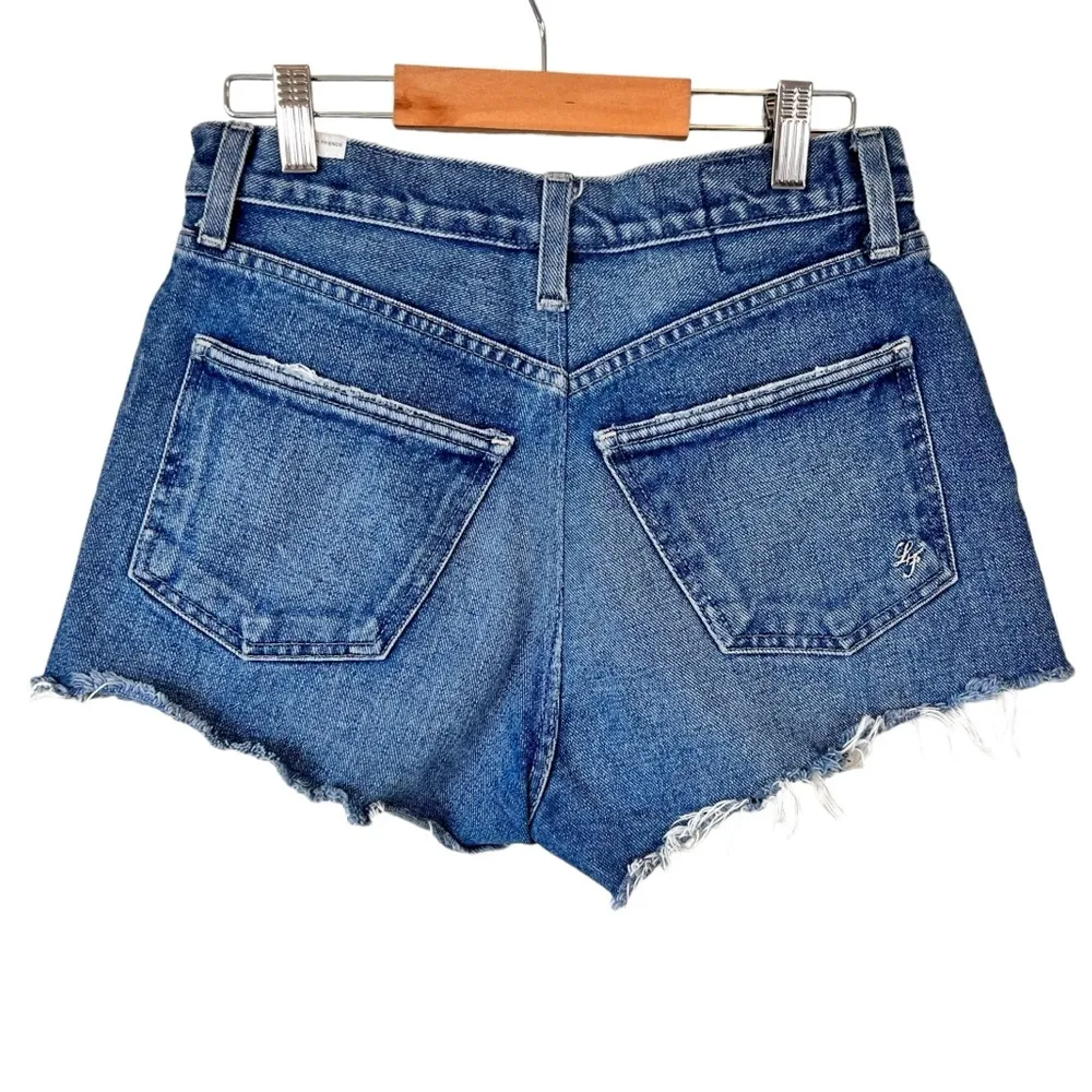 Lovers + Friends Axel Boyfriend Denim Cut Off Shorts - Image 15