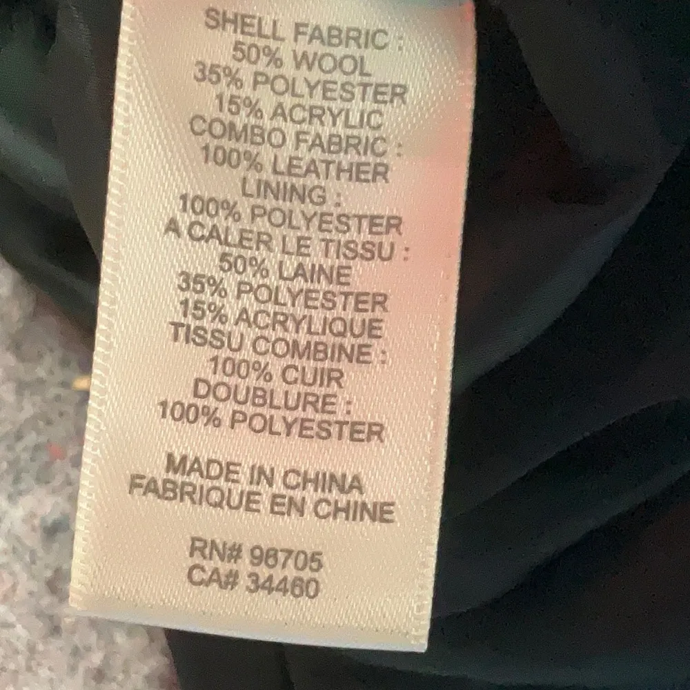 Rebecca Taylor Black Leather Wool Leopard Animal Print Dress Size 10 Medium M - Image 7