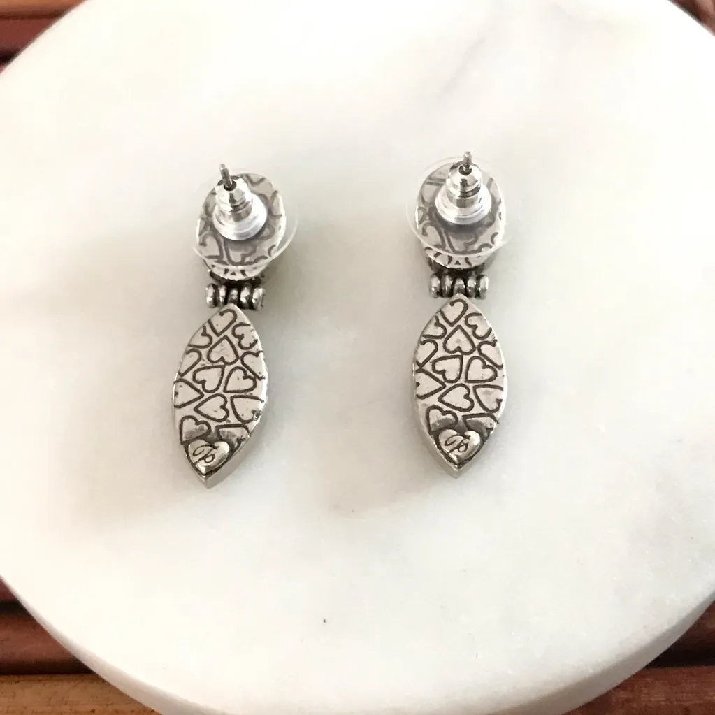 Brighton Silver and Gold Dangle Earrings - Image 3