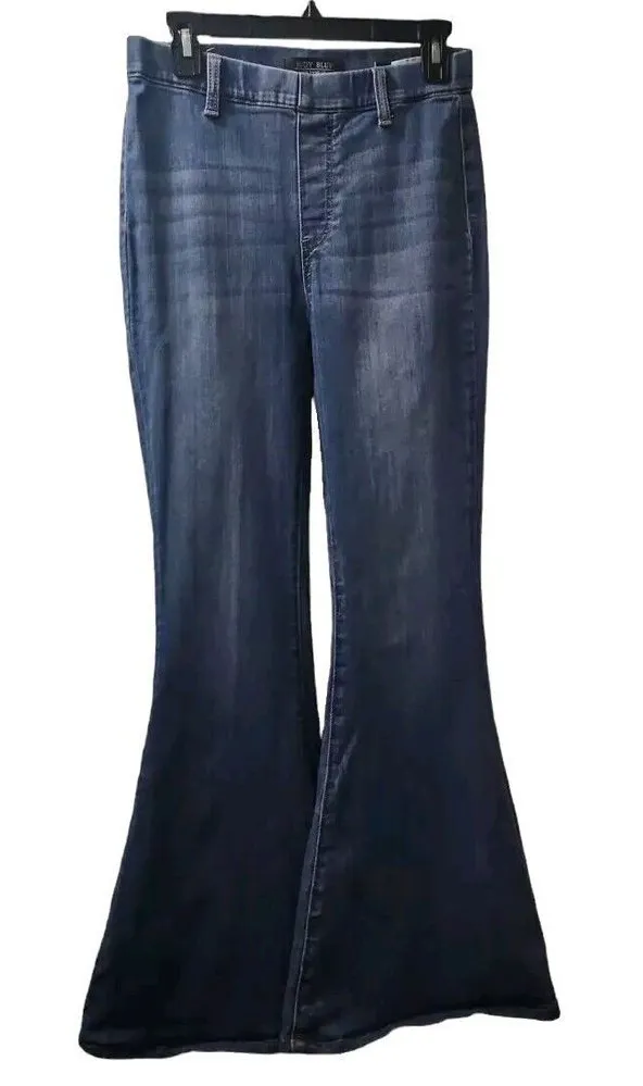 Judy Blue Womens Size 28 Pull On Super Flare Jean Dark Blue - Image 1