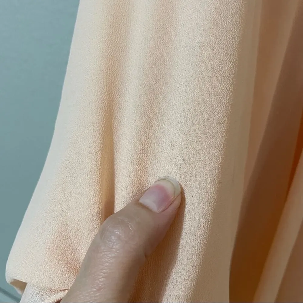 Lulus Peach Sequined Cut Out Sides Party Dress Mini Womens XS Swifty Eras Tour - Image 3