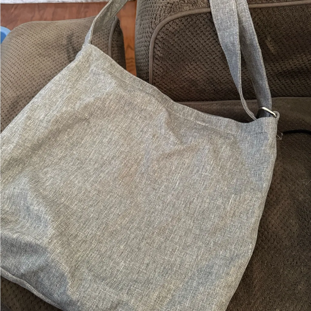 Gray Men's Shoulder Bag - Image 2