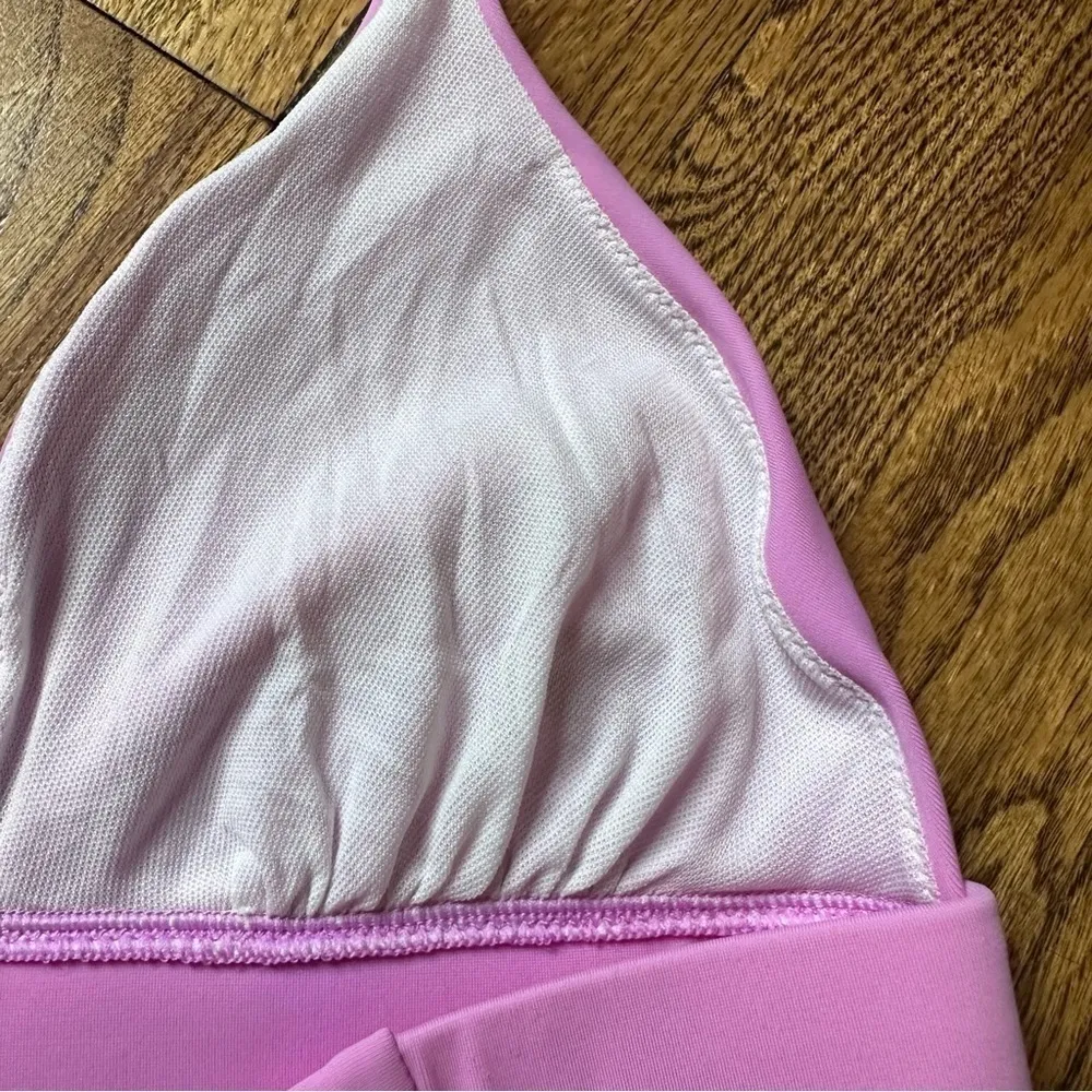 Victoria’s Secret Lavender Halter Top Bikini Belted Bottom Sz M - Image 12