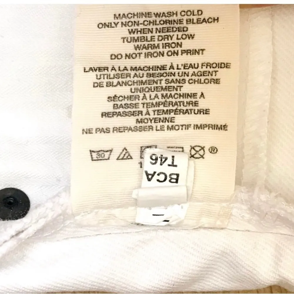 Gap Jeans Shorts sz US 6 / 28White - Image 7