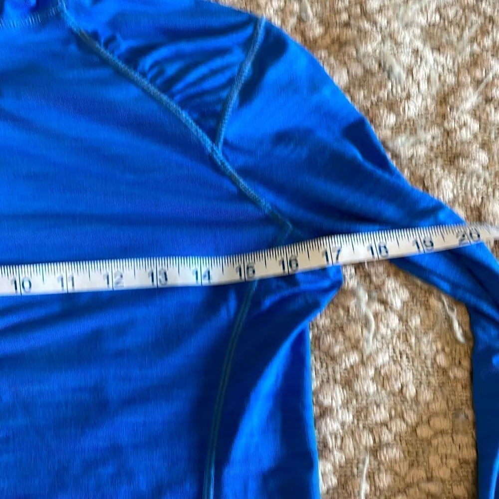 Kirkland Signature Women’s Athletic 1/4 zip top‎ jacket Size Small Royal blue - Image 7