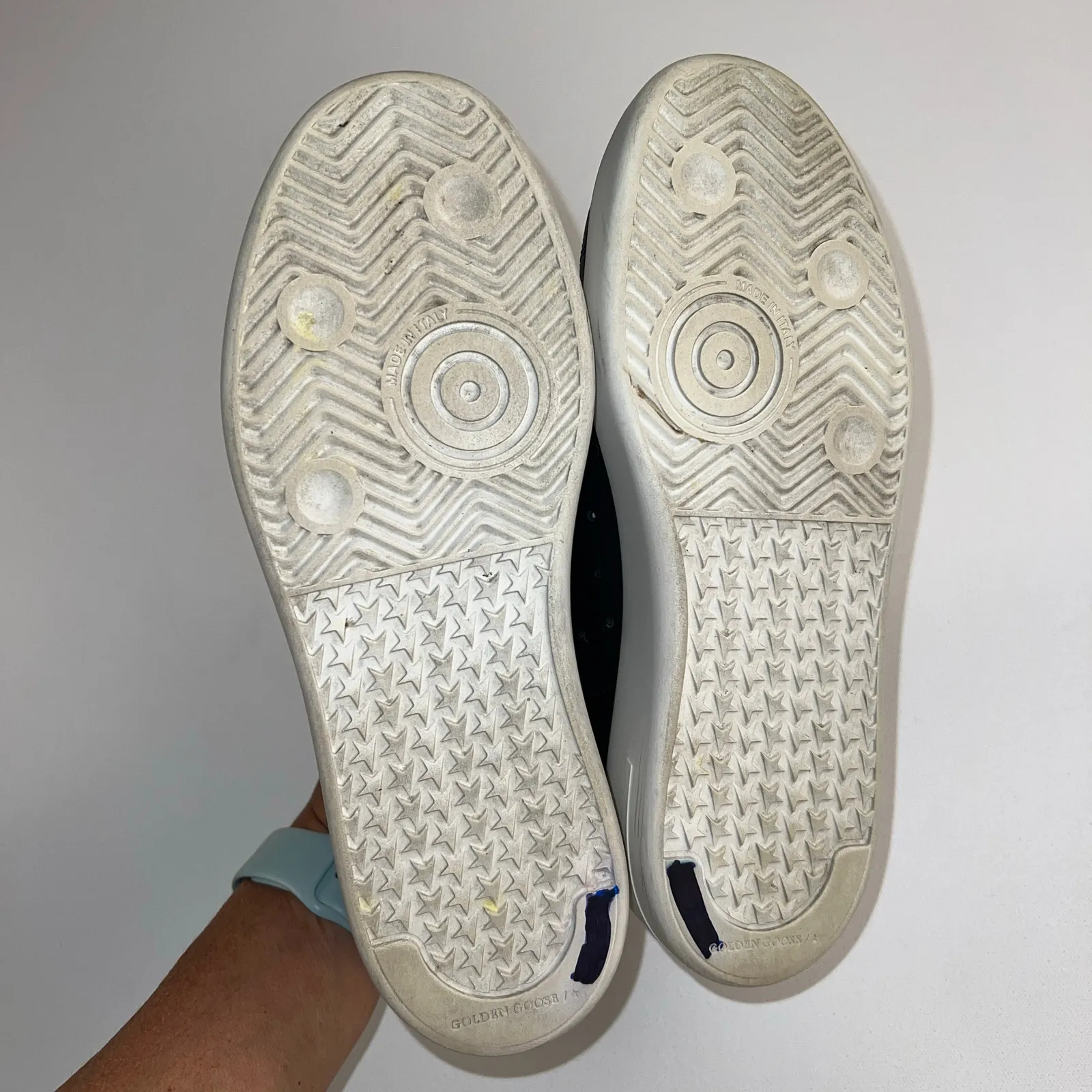 Golden Goose Purestar Black Low Top Sneakers Size 38 (Womens 8) See Description - Image 13