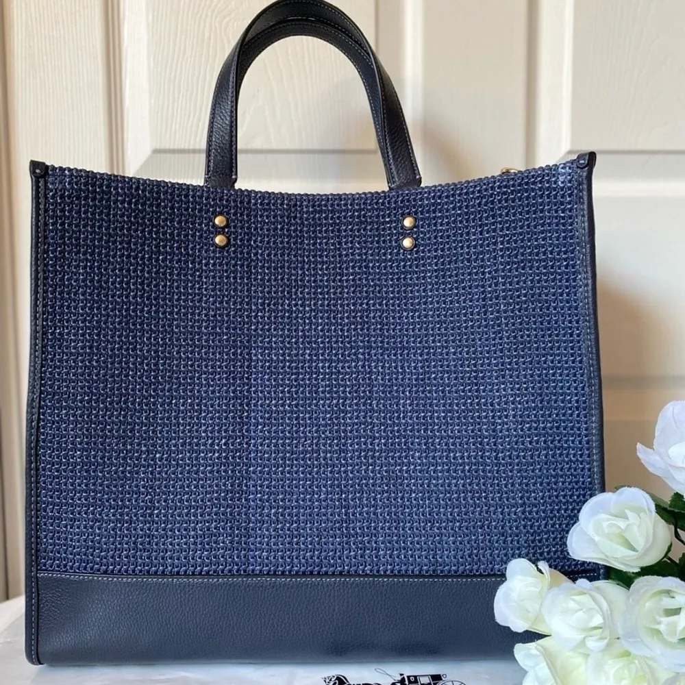 COACH  CA593 dempsey tote 40 with coach patch - Image 6