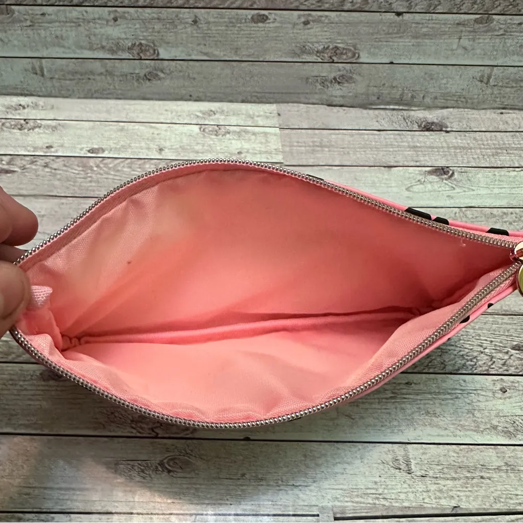 Disney Revolution Minnie Mouse Pink and Black Polka Dot Clutch - Image 4