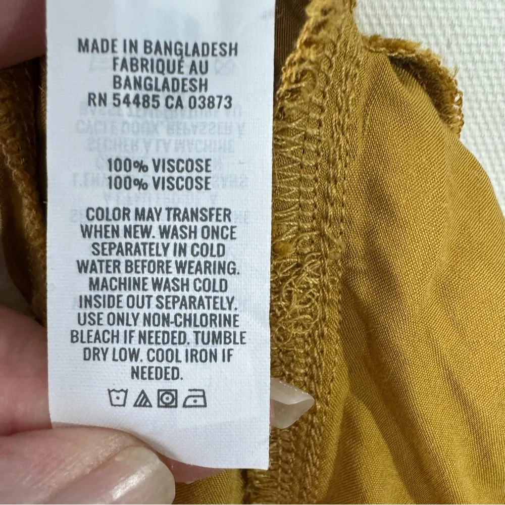 Size S Mini Skirt Sweet N’ Silky In Honey Ruffle Layers Satin Elastic NEW - Image 10