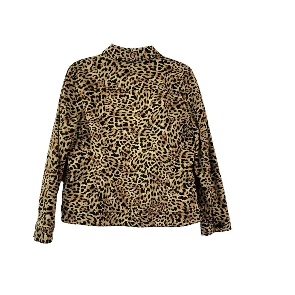 Chico's Women's Animal Print Short Jacket - Image 2