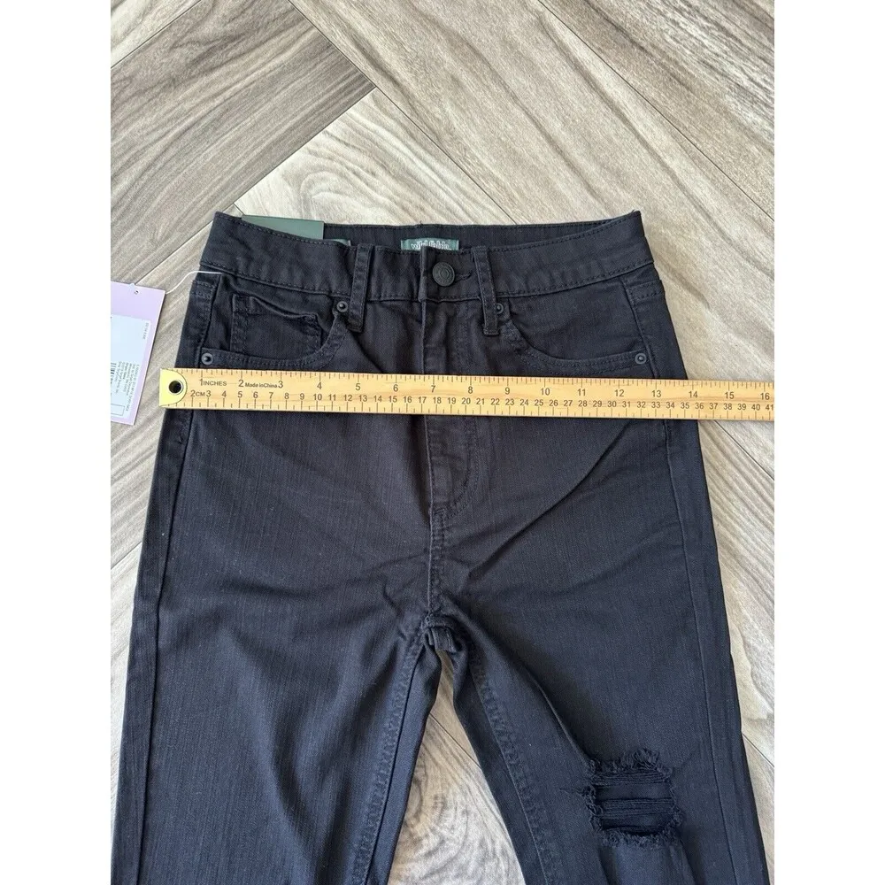 Wild Fable womens super-high rise Skinny jeans Black 00/24 W 29” In - Image 4