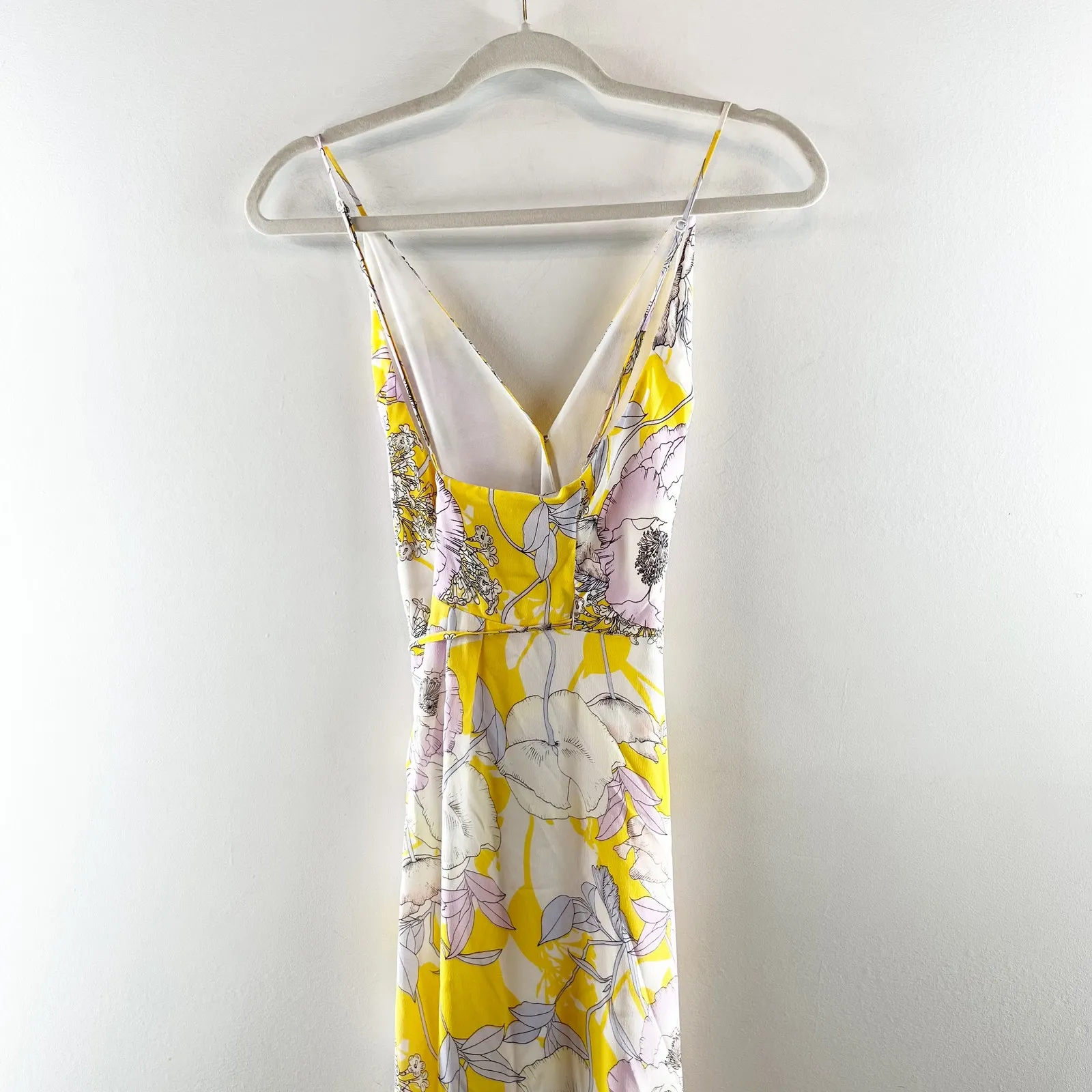 Yumi Kim Rush Hour Wrap Maxi Dress in Bora Bora Floral Yellow Medium - Image 7