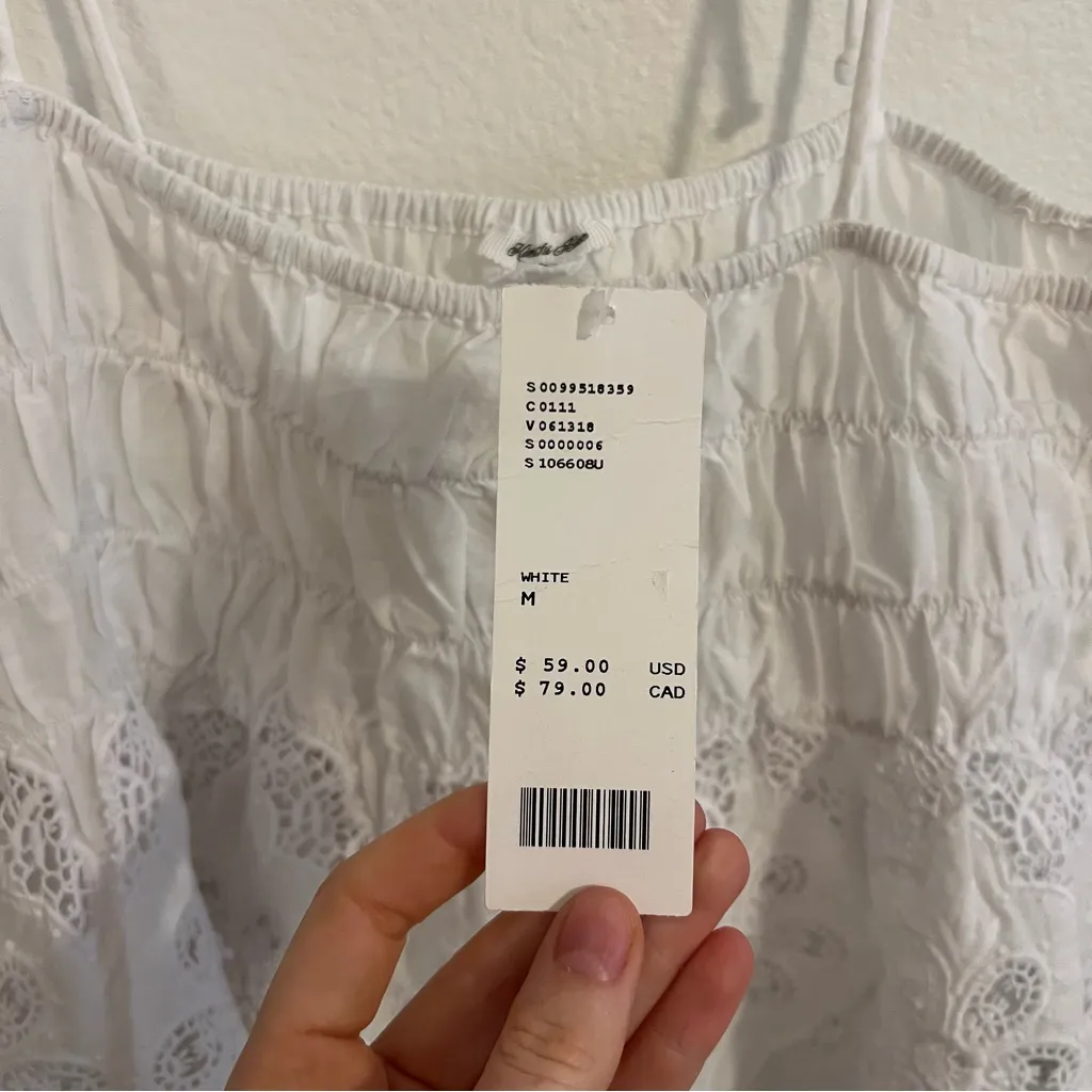 Urban Outfitters Kimchi Blue Alessia Lace Cropped Babydoll Cami - Image 6