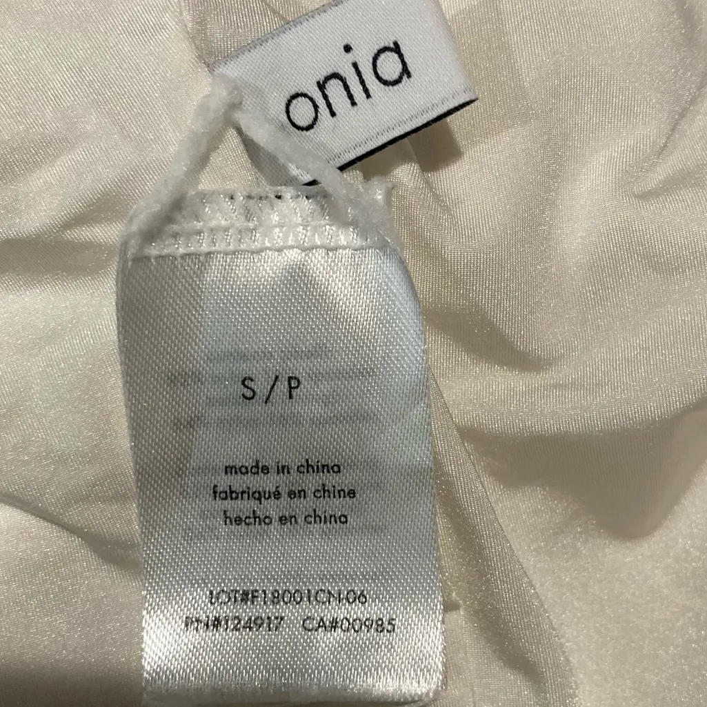 Onia “Bridget” white ribbed lace up low back one piece swimsuit. Small - Image 6