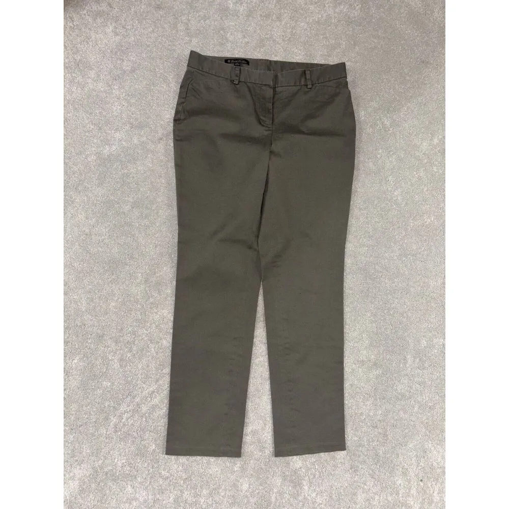 Women's Brooks Brothers Pants Green Size 8 Trouser Dress Pant‎ - Image 2