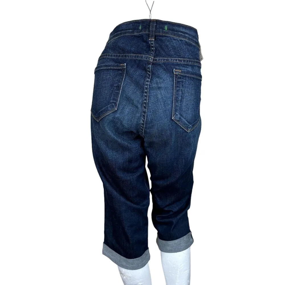 J Brand Mama J cuffed short jeans, size 32, Osaka model, cowgirl, cropped, NWT - Image 5