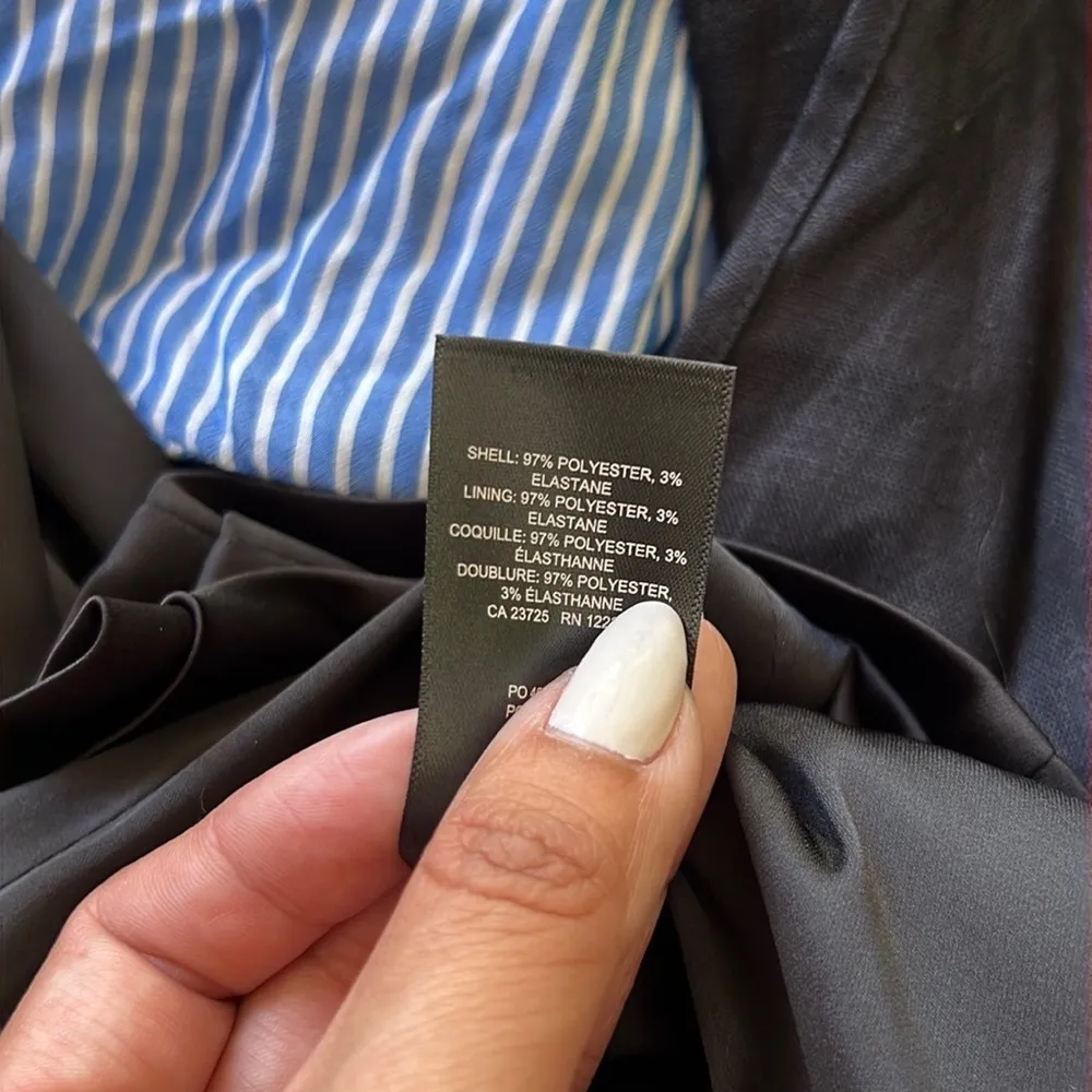 Aritzia Sunday Best Black Shimmer Mini Dress - Image 5