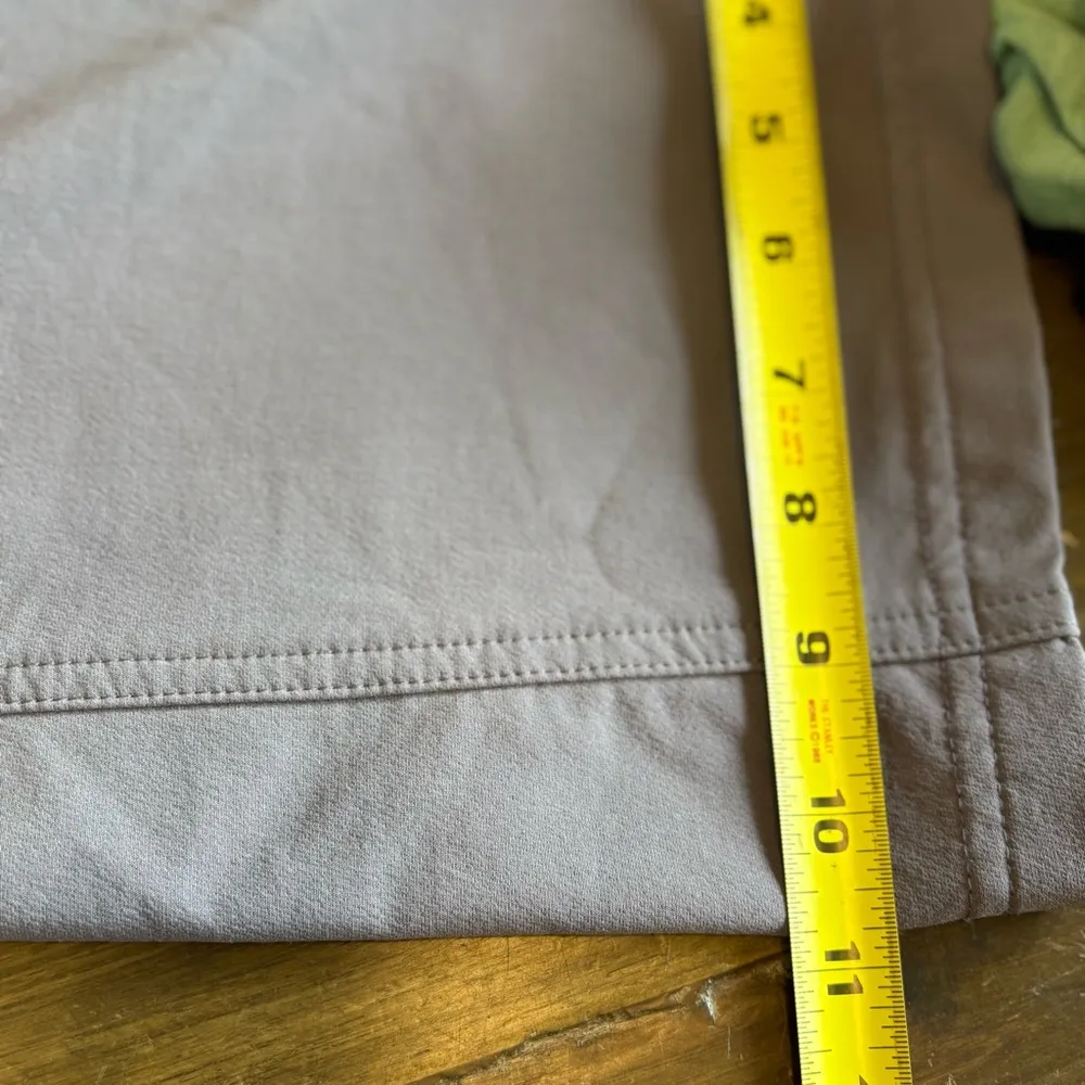 Lululemon Carry Less Pants Hiking Skying Gray Wide Straight Leg Women's XL - Image 6