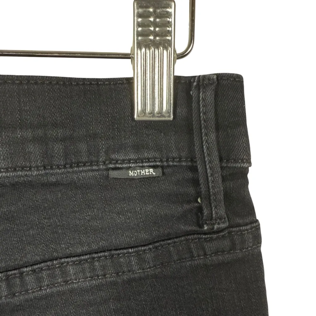 Mother Denim Women’s Stunner Zip Ankle Step Fray Jeans Black Size 27 - Image 8