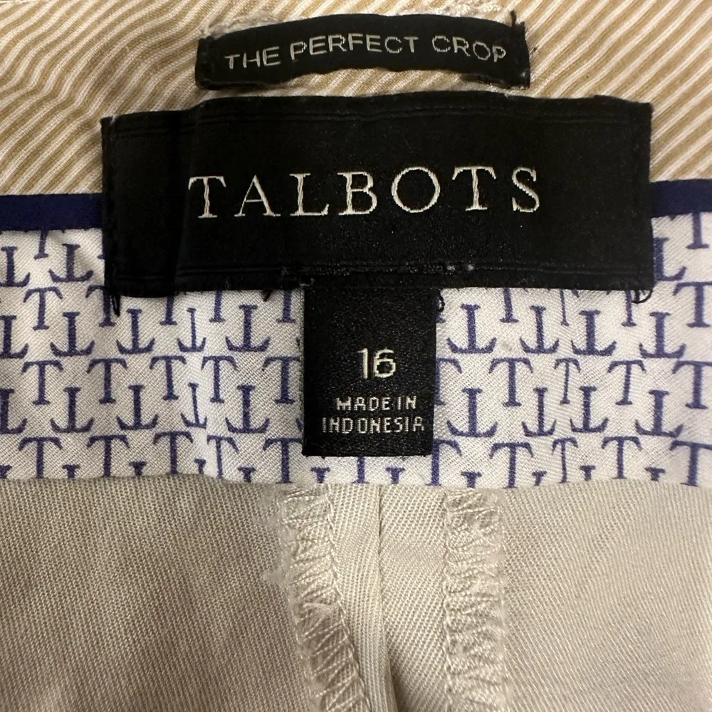 EUC TALBOTS - the perfect crop- model Confortable summer pants - Image 3
