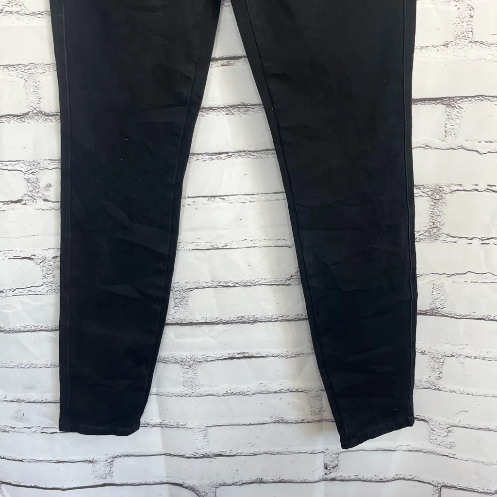 Flying Monkey Straight Leg Jeans Mid Rise Black Wash Women’s 29 Stretch Denim - Image 4